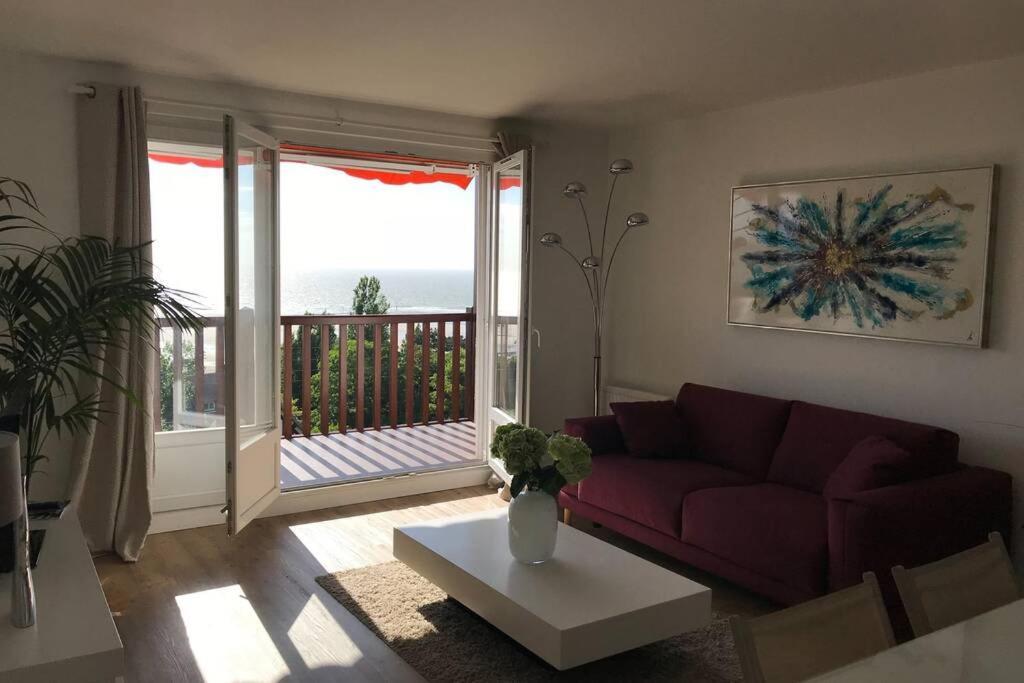 Appartement Avec Vue Imprenable Sur La Mer Trouville-sur-Mer Exterior foto